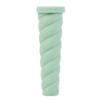 Ledo kubelių forma su cilindro dizainu Unikali cilindro ledo forma su gilesniu sandarinimo dangteliu Lengvas išėmimas Maža ledinukų forma 1pc žalia