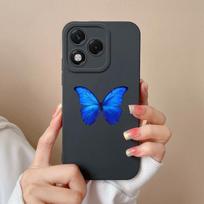 Phone Cases For Huawei Honor 400 Lite X8 X6b X7c X60 X5b X8c X9c Beautiful Butterfly Sunflower Soft Liquid Silicone Dustproof Shell For Huawei Housing Honor 400 Lite 5G