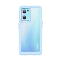 For Cover OPPO Find X5 Lite Case Find X5 Lite Capas Bumper Clear Multicolor Transparent For Fundas OPPO Find X5 Pro Lite Cover OPPO Find X5 Lite mėlyna