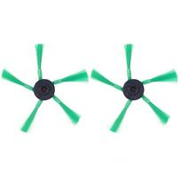 2Pcs Side Brushes Replacement Fit for Vorwerk VR200 Robotic Vacuum Cleaner Parts black