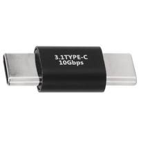 USB C ilgiklio adapteris Type C 3.1 kištukas į kištuką adapteris palaiko greitą įkrovimą 10Gbps duomenų perdavimą