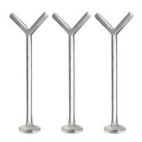 Širdelės magnetų rinkinys Nagų dailės įrankis su Y formos kreipikliu skirtas pasidaryk pats manikiūrui Profesionalūs magnetiniai strypeliai skirti širdelės formos raštams 3pcs gray