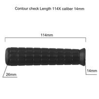 Rankenos Dviratės rogutės 114*8mm Neslystančios Ratinės Rogutės Juodos 114 x 14mm