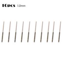 Deimantu dengti grąžtai stiklui ir metalui greitam gręžimui 10 vnt. 1.0mm
