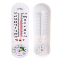 Higrometras Veislinis Termometras Du Viename Dizainas -30~50°C Drėgmės Matuoklis Didelis Montuojamas ant Sienos 23*6cm Analoginis Naujas