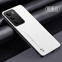 Dėklas Realme C71 C73 C75 Anglies pluošto PU odos viršelis Realme C67 C65 C63 C61 C55 C53 C35 Matiniai smūgiams atsparūs paprasti dėklai Realme C35 balta