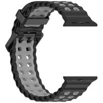 Ocean Silicone Strap for Apple Watch Ultra 2 49mm Band Breathable Bracelet for iWatch Series 10 46mm 9 8 7 6 SE 45mm 44mm 42mm Strap 42mm 44mm 45mm juoda