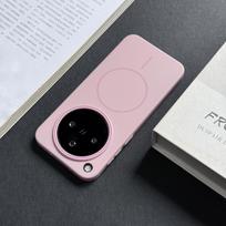 Dėklas OPPO Find X8 Ultra X8S Plus Paprastas ir minkštas magnetinis PC Odai draugiškas ir atsparus smūgiams dangtelis OPPO Find X8 Pro Funda For Find X8 Ultra rožinė