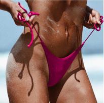 Gamintojas siūlo europietiškus ir amerikietiškus dirželius, seksualius bikini, maudymosi šortus su raišteliais ir sportinius šortus su tiesioginiu pristatymu. One Size 90-130 rožinė raudona spalva