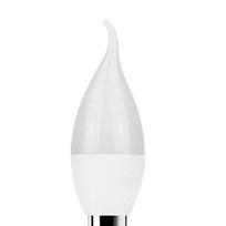 E14 LED žvakės lemputė E27 LED šviestuvas žvakės lemputės 3W lempos dekoracinė šviesa šiltai balta energiją taupanti E27  A Style balta