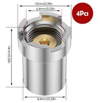 4 vnt./8 vnt. kasetės magnetinio žiedo adapteris 510 sriegio įkaitinimo modulio magnetinės dėžutės magnetinio žiedo adapterio keitiklio jungčiai 4pcs