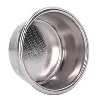 Portafilter filtras 2 puodeliams, nerūdijančio plieno kavos filtras, porėtas filtro krepšelis 54 mm rankenai L