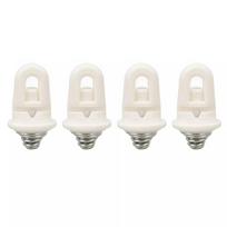 4 vnt. Priekinio buferio tvirtinimo spaustukai Peugeot 407 407SW 607 Citroen C5 743712 white