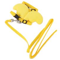 Ducks Traction Rope Adjustable Chest Strap Outside Walking Harness Leash for Pet Duck Chicken Goose Yellow