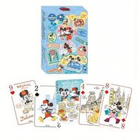 MINISO 54 kortų žaidimas „Mickey and Friends“, popierius, stalo žaidimas, pagrįstas sėkme, su dėžute, šeimos susibūrimams