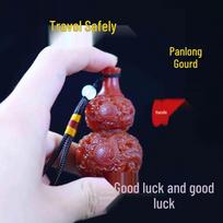 Luck-Guarding Wealth Gourd Keychain - Fortune-Attracting Carved Gift for Elders