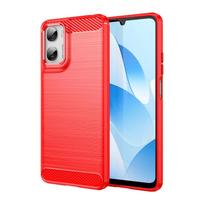 Flexible TPU Case for Motorola Moto G06 Power G56 G86 5G Protective Cover Shockproof Coque Capa Fundas Motorola Moto G06 raudona