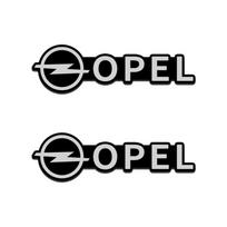 2/4 vnt. 3D aliuminio automobilio garso kolonėlės dekoravimo ženkliukas lipdukas Opel Astra j Insignia Astra g Corsa Zafira b Mokka Vivaro Meriva 2pcs
