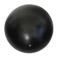25CM Mini Pilates kamuoliukas Jogos Kūno branduolio treniruotė Fizinė terapija Mažas mankštos kamuoliukas Nesprogstantis Neslystantis Fitnesas 25cm juoda