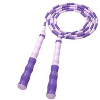 Karoliukais apipintas šokdynės ergonomiškas patogus sukibimas reguliuojamas lankstumas mankšta PVC fizinio testavimo treniruotės violetinė