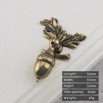 Handle Drawer Knob Zinc Alloy Note Bedside Cabinet bronza