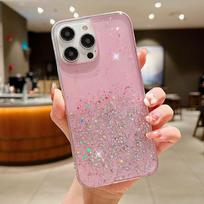 Prabangi Mados Blizgučių Dėklas Samsung Galaxy S8 S9 S10 S20 S21 S22 Plus S23 FE S24 Ultra Minkštas Krištolinis Blizgučių Bling Dangtelis For Galaxy S8 rožinė