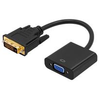 1080p DVI-D į VGA Adapteris DVI D24+1Pin Vyriškas į VGA Moteriškas Aktyvus Konverteris PC Nešiojamam kompiuteriui Televizoriams Monitoriams 1080p Palaikymas