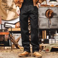 Jieleinuo Men's American Classic Loose Fit Straight Leg Fade-Resistant Jeans 31