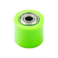 Hard ATV Chain Roller Accessory Shock Absorption Rubber Enhanced Durability Quick Fixing Fits Most Dirt Bike Models 10mm žalia