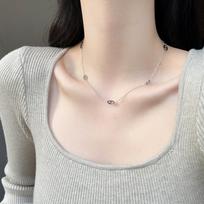 120cm Gold Pig Nose Sweater Necklace: Women's Luxurious Titanium Steel Chain, Non-Fading Clavicle Jewelry