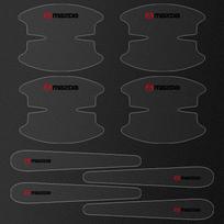 8Pcs Transparent Car Door Handle Bowl Anti Scratch Protective Sticker For Mazda 3 6 CX5 2 CX3 CX9 MX5 RX8 Axela Demio MS CX5 2 Axela Demio Atenza MS