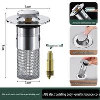 Universal Odor-Proof Pop-Up Sink Drain Filter & Insect-Proof Plug