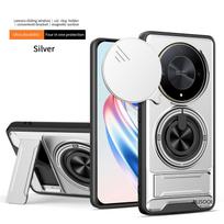 Funda for Honor X9B 5G Case Rotatable Slide Camera Protection Ring Stand Shockproof Cover Capa for Honor X9B 5G Funda for Honor X9B 5G balta