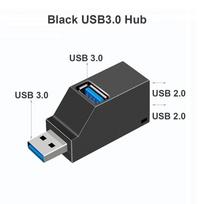 USB 3.0 HUB Adapter Mini USB 2.0 HUB Extender 3 Port USB Hub High Speed Data Transfer USB Splitter Docking Station for PC Laptop juoda