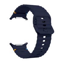 Band for Samsung Galaxy watch Ultra 47mm Accessories wrist belt Original Silicone sport bracelet correa Galaxy watch Ultra Strap Galaxy Watch Ultra vidurnakčio mėlyna spalva