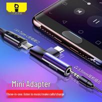 Baseus USB-C to 3.5mm Audio & Charging Adapter