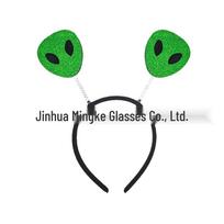 Alien Headband Prank Sunglasses - Multicolor Masquerade Party Accessory