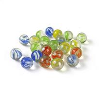 Toy Run Game Pinball Machine Colorful Bouncing Ball Glass Ball Machine Beads Glass Marbles 10pcs Random colors