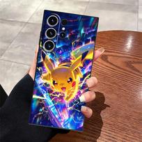 Cute Pikachu Pokemon Funda Phone Cover Case for Samsung Galaxy S26 S25 Ultra S20 Note 20 Ultra 8 9 10 S21 FE S10 S9 S23 S24 Plus Galaxy S21 FE 5G