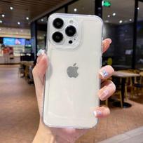 Transparent Space Shell Suitable for IPhone16pro Protective Cover Apple 17Air Mobile Phone Shell 15 Soft Shell 14 Simple iPhone 6