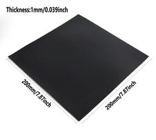 Neopreno gumos lakštas Kietas guminis padėkliukas Neslystantis Vandeniui atsparus amortizatorius „Pasidaryk pats“ tarpinėms, amatams 1x200x200mm