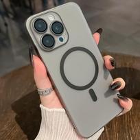 PC All-Inclusive Hard Case for iPhone 12/13/14/15/16 Pro Max - Frosted Magnetic Design, Cross-Border Compatible iPhone 17 Air