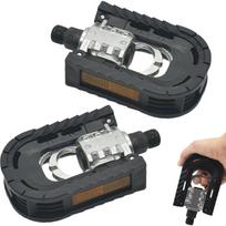 Folding Bicycle Bike Pedals for Ebike with Reflective Strips Wide Flat Pedals,Aluminum Urban Cycling Pedals 2pcs Pedals
