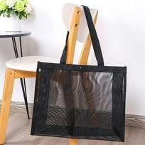Large Capacity Mesh Beach Bag Portable Shopping Tote Bag for Travel and Fitness S