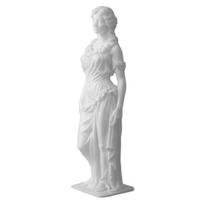 3D spausdinta deivės statulėlė Elegantiška graikų deivės statula Romėniško stiliaus moters skulptūra biurui, svetainei, stalo lentynai dekoruoti balta