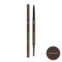 BOM Super Slim Eyebrow - antakių pieštukas 02 Rich Brown