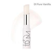 BOM Dewy Lip Balm - drėkinantis lūpų balzamas su spalva Pure Vanilla