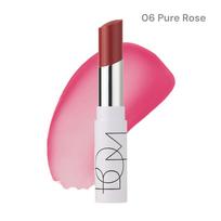 BOM Dewy Lip Balm - drėkinantis lūpų balzamas su spalva Pure Rose
