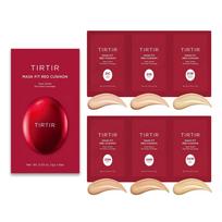 TIRTIR Mask Fit Red Cushion Foundation 6 Colors Kit - makiažo pagrindo mėginėlių rinkinys