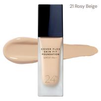 BOM Cover Flex Skin Fit Foundation - makiažo pagrindas 21 Rosy Beige